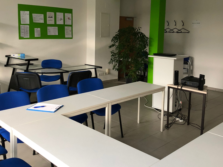 Innenraum der Fahrschule